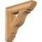 Ekena Millwork Funston Slat Rough Sawn Bracket, Western Red Cedar, 6"W x 28"D x 28"H BKT06X28X28FST06RWR - alternate 1